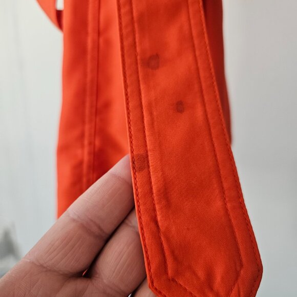 Venus Modern Burnt Orange Utility Shirtdress w/Gold Hardware/Buckles + Belt - Picture 13 of 14